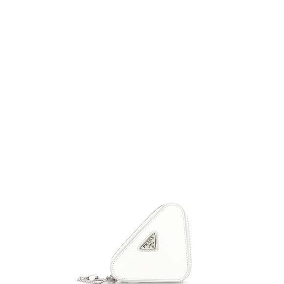 Prada Triangle Pouch Bag With Chain #233139P86B